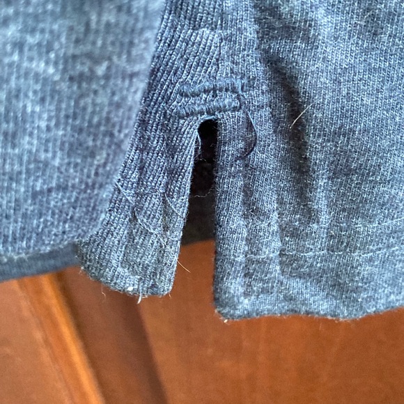 NWT Beverly Hills Polo Club Long Sleeve Faux Denim Cotton Blend Tee Shir… - Picture 3 of 6